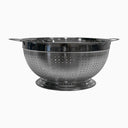 15" Stainless Steel Colander with Handle, Food Strainer Basket & Colander Bowl for Pasta, Vegetables