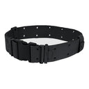 BLACK GI Military Style Belt 2.25" Adjustable One Size Modular Nylon Belt
