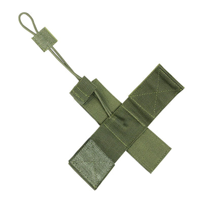 OD GREEN Hook and Loop Tactical Secure Lightweight Universal Bungee Holster