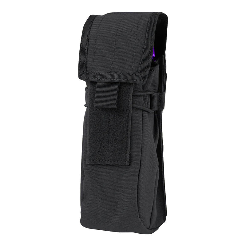 BLACK Tactical MOLLE Modular Hook and Loop Water Bottle Utility Pouch