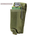 OD GREEN Hook Loop Tactical Buckled Universal Magazine Pouch 3.5"W x 7"H x 2"D