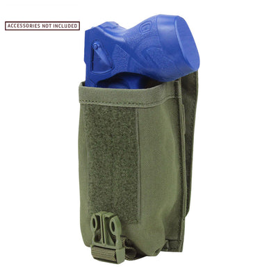 OD GREEN Hook Loop Tactical Buckled Universal Magazine Pouch 3.5"W x 7"H x 2"D