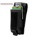 BLACK Hook Loop Tactical Buckled Universal Magazine Pouch 3.5"W x 7"H x 2"D