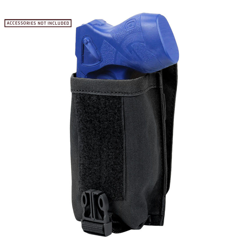 BLACK Hook Loop Tactical Buckled Universal Magazine Pouch 3.5"W x 7"H x 2"D