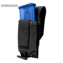 BLACK Hook Loop Tactical Buckled Universal Magazine Pouch 3.5"W x 7"H x 2"D