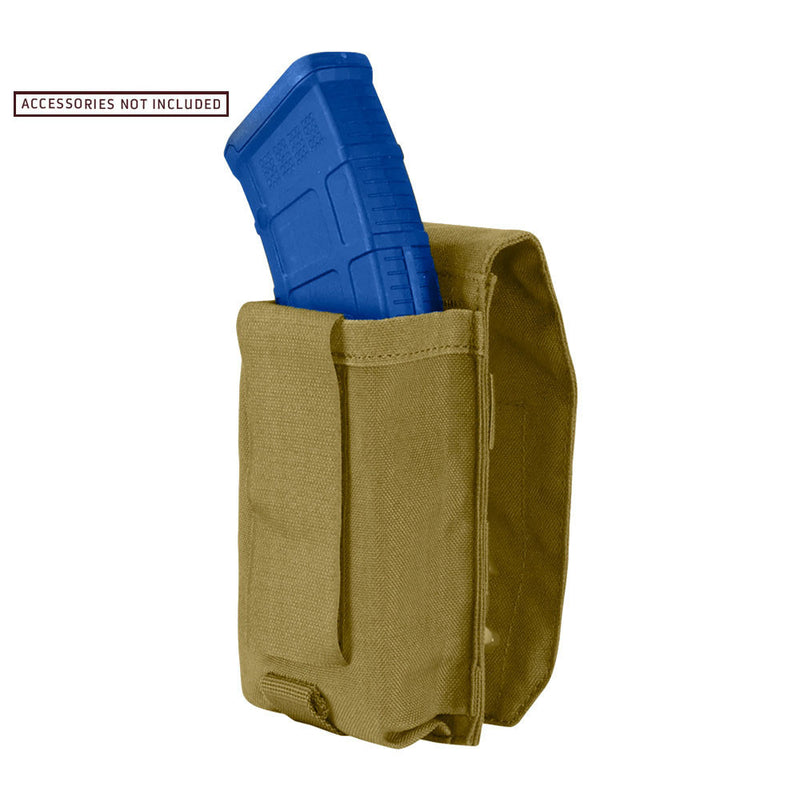 COYOTE Hook Loop Tactical Buckled Universal Magazine Pouch 3.5"W x 7"H x 2"D