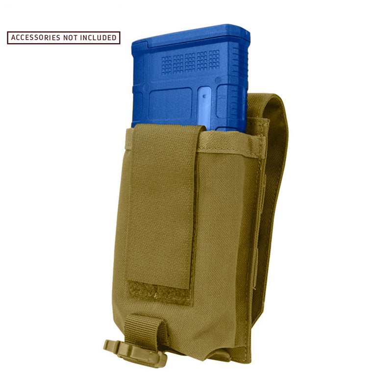 COYOTE Hook Loop Tactical Buckled Universal Magazine Pouch 3.5"W x 7"H x 2"D