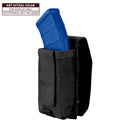 MULTICAM BLACK Hook Loop Tactical Buckled Universal Magazine Pouch 3.5"W x 7"H