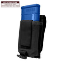 MULTICAM BLACK Hook Loop Tactical Buckled Universal Magazine Pouch 3.5"W x 7"H