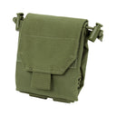 OD GREEN Modular MOLLE Hook Loop Magazine Micro Dump Bungee Retention Pouch