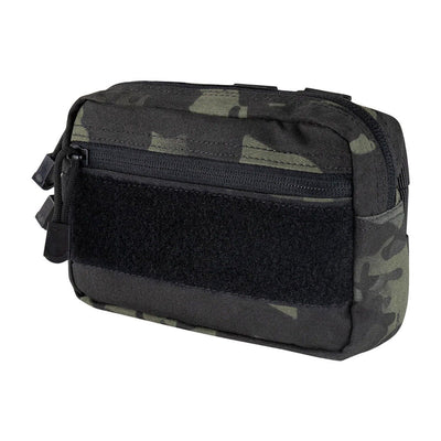 MULTICAM BLACK MOLLE PALS Tactical Compact Utility Tool Hook Loop Panel Pouch
