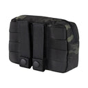 MULTICAM BLACK MOLLE PALS Tactical Compact Utility Tool Hook Loop Panel Pouch