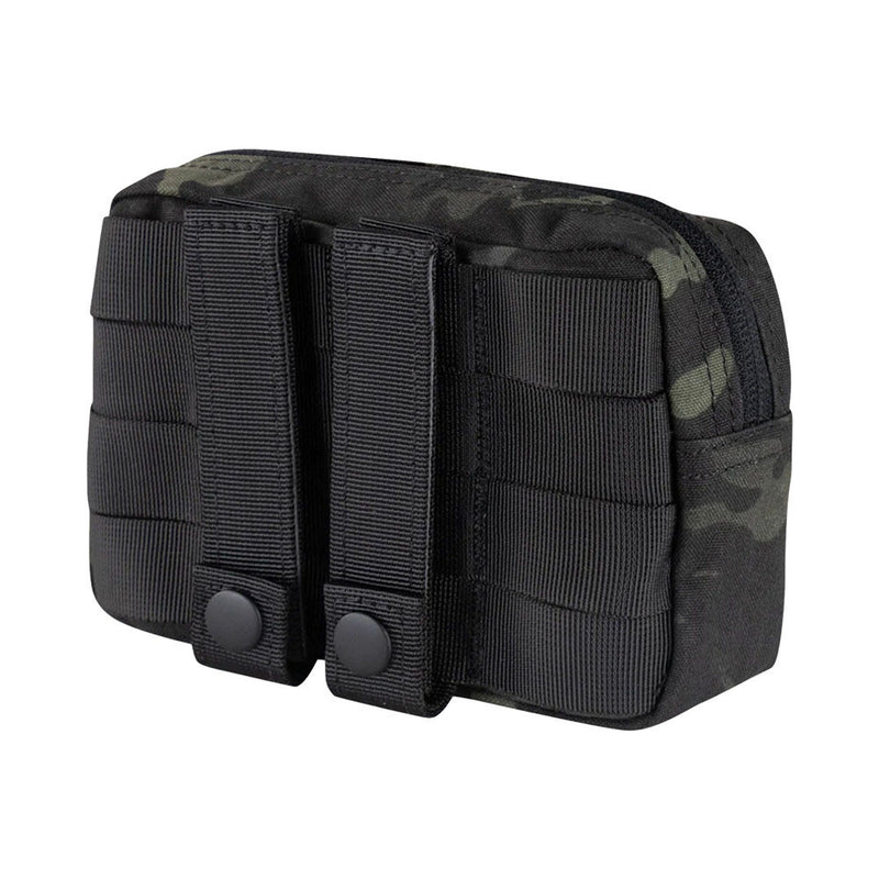 MULTICAM BLACK MOLLE PALS Tactical Compact Utility Tool Hook Loop Panel Pouch