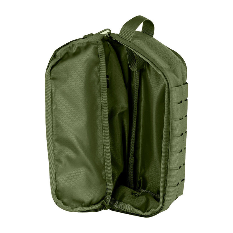 OD GREEN Tactical Laser Cut MOLLE Modular Utility Tool Padded Field Pouch
