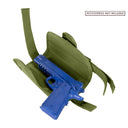 OD GREEN Tactical Vertical Universal MOLLE Modular Holster 8"H x 3.75"W x 1.5"D