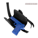 BLACK Tactical Vertical Universal MOLLE Modular Holster 8"H x 3.75"W x 1.5"D