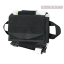 BLACK Molle Tactical Micro TK First Response Medical Pouch 4"H x 6"W x 2"D