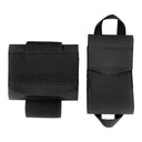 BLACK Molle Tactical Micro TK First Response Medical Pouch 4"H x 6"W x 2"D