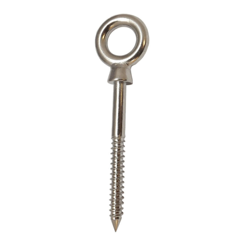 1 PC 1/2" x 4 3/4" Screw Lag Eye Bolt Stainless Steel SS 316