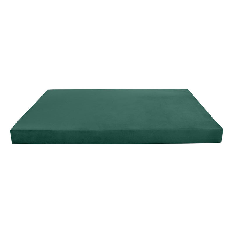 COVER ONLY Twin Knife Edge Trim Velvet Indoor Daybed Mattress Sheet 75"x39"x6" - AD317