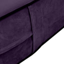 COVER ONLY Twin Contrast Pipe Trim Velvet Indoor Daybed Mattress Sheet 75"x39"x6"-AD339