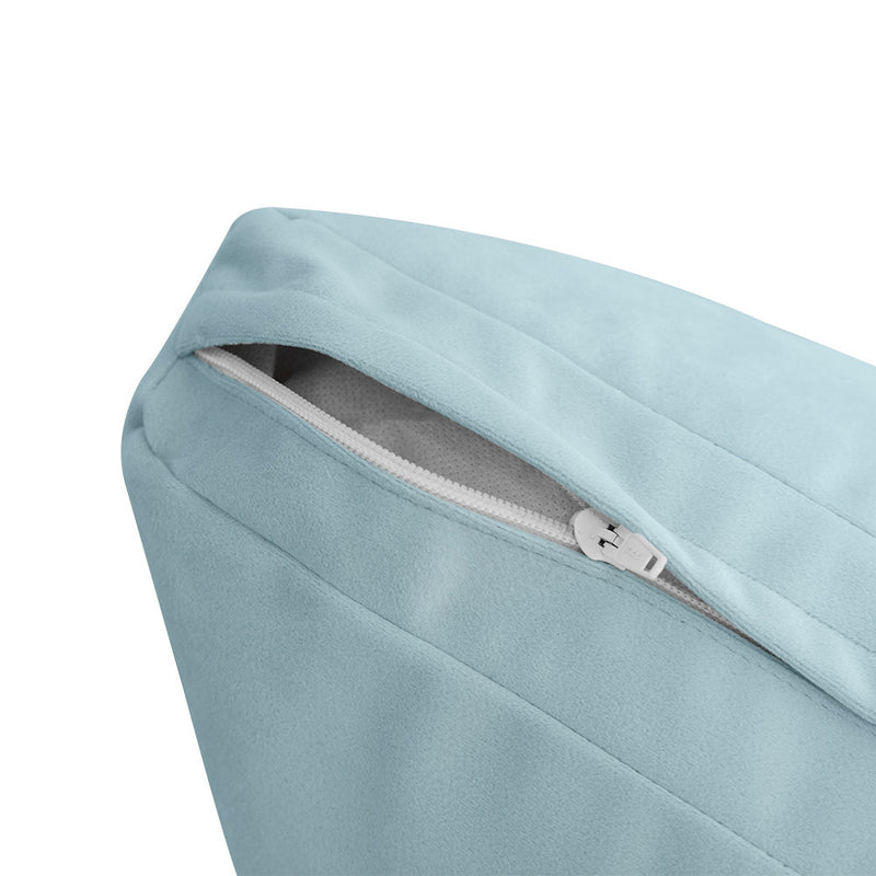 COVER ONLY Model V1 Twin Velvet Knife Edge Indoor Daybed Cushion Bolster - AD355