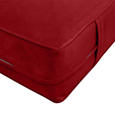 COVER ONLY Twin Same Pipe Velvet Indoor Daybed Mattress Sheet 75"x39"x8"-AD369
