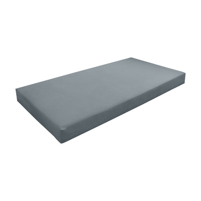 COVER ONLY Twin-XL Knife Edge Velvet Indoor Daybed Mattress 80"x39"x8"- AD347