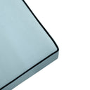 COVER ONLY Full Contrast Pipe Trim Indoor Daybed Mattress Sheet 75"x54"x6"-AD355