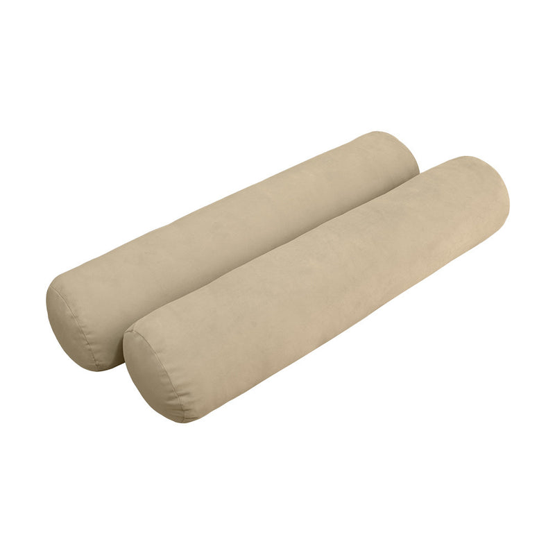 COVER ONLY Model V1 Full Velvet Knife Edge Indoor Daybed Cushion Bolster - AD304
