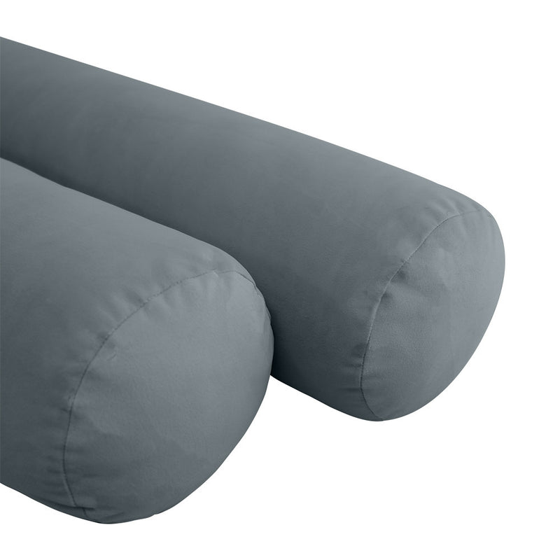 COVER ONLY Model V1 Full Velvet Knife Edge Indoor Daybed Cushion Bolster - AD347