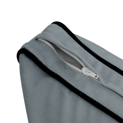 COVER ONLY Model V1 Full Velvet Contrast Indoor Daybed Cushion Bolster - AD347