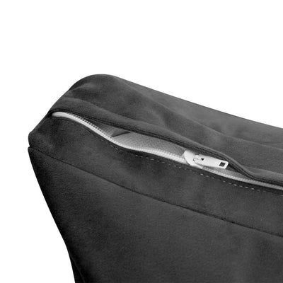 COVER ONLY Model V2 Twin Velvet Knife Edge Indoor Daybed Cushion Bolster - AD350