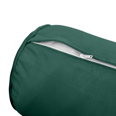 COVER ONLY Model V2 Twin Velvet Same Pipe Indoor Daybed Cushion Bolster - AD317