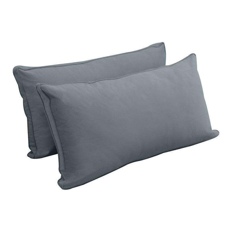 COVER ONLY Model V2 Twin Velvet Same Pipe Indoor Daybed Cushion Bolster - AD347