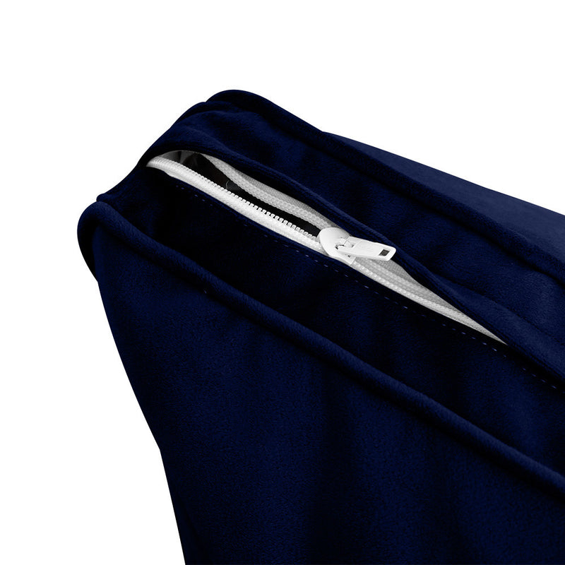 COVER ONLY Model V2 Twin Velvet Same Pipe Indoor Daybed Cushion Bolster - AD373