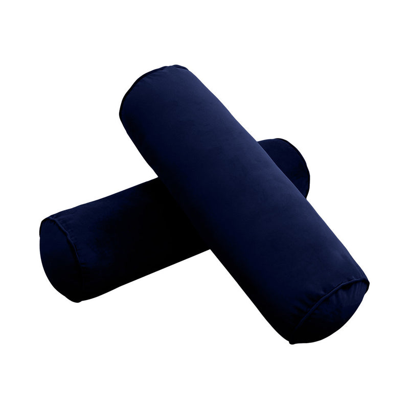 COVER ONLY Model V2 Twin Velvet Same Pipe Indoor Daybed Cushion Bolster - AD373