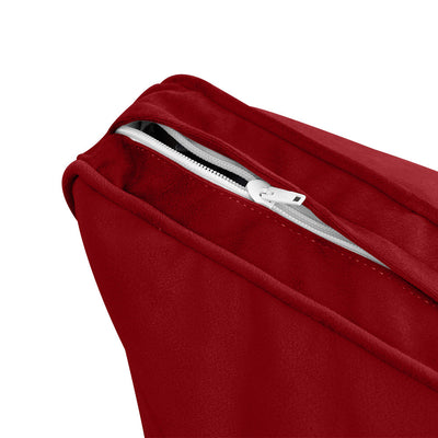 COVER ONLY Model V2 Full Velvet Same Pipe Indoor Daybed Cushion Bolster - AD369