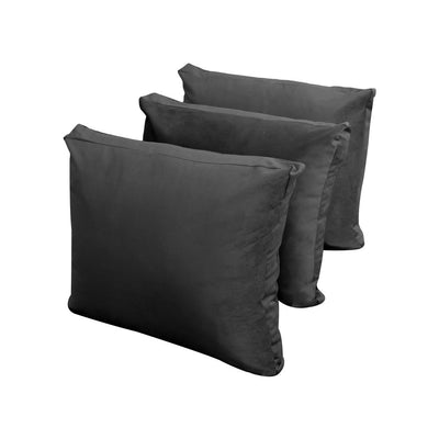 COVER ONLY Model V3 Full Velvet Knife Edge Indoor Daybed Cushion Bolster - AD350