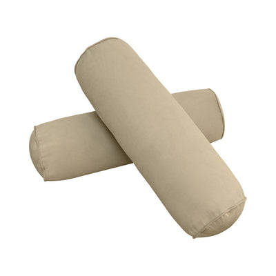 COVER ONLY Model V3 Full Velvet Same Pipe Indoor Daybed Cushion Bolster - AD304