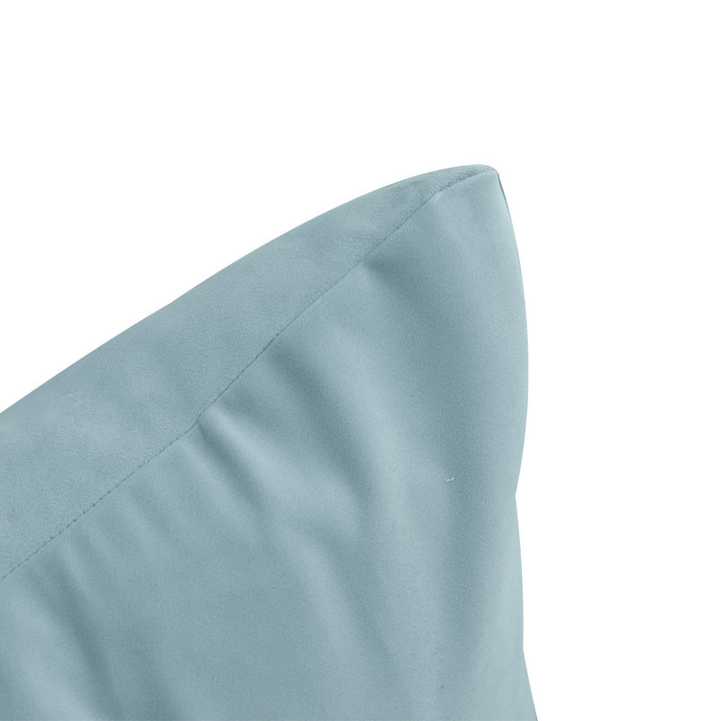 COVER ONLY Model V4 Full Velvet Knife Edge Indoor Daybed Cushion Bolster - AD355