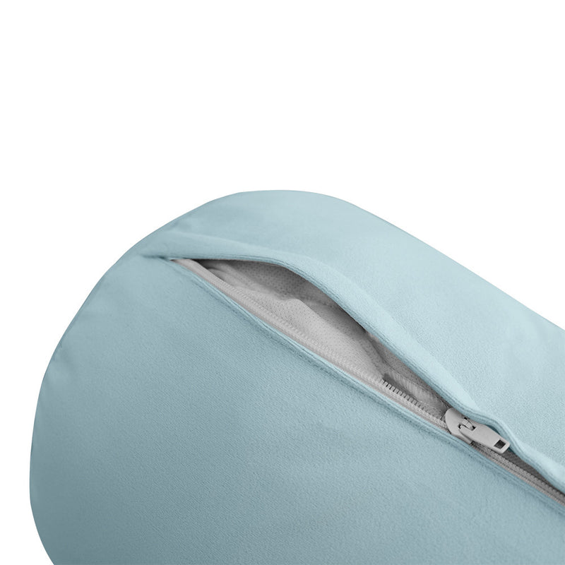 COVER ONLY Model V4 Full Velvet Knife Edge Indoor Daybed Cushion Bolster - AD355