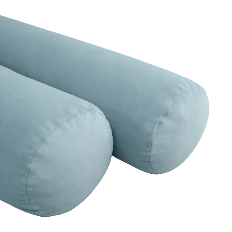 COVER ONLY Model V4 Full Velvet Knife Edge Indoor Daybed Cushion Bolster - AD355