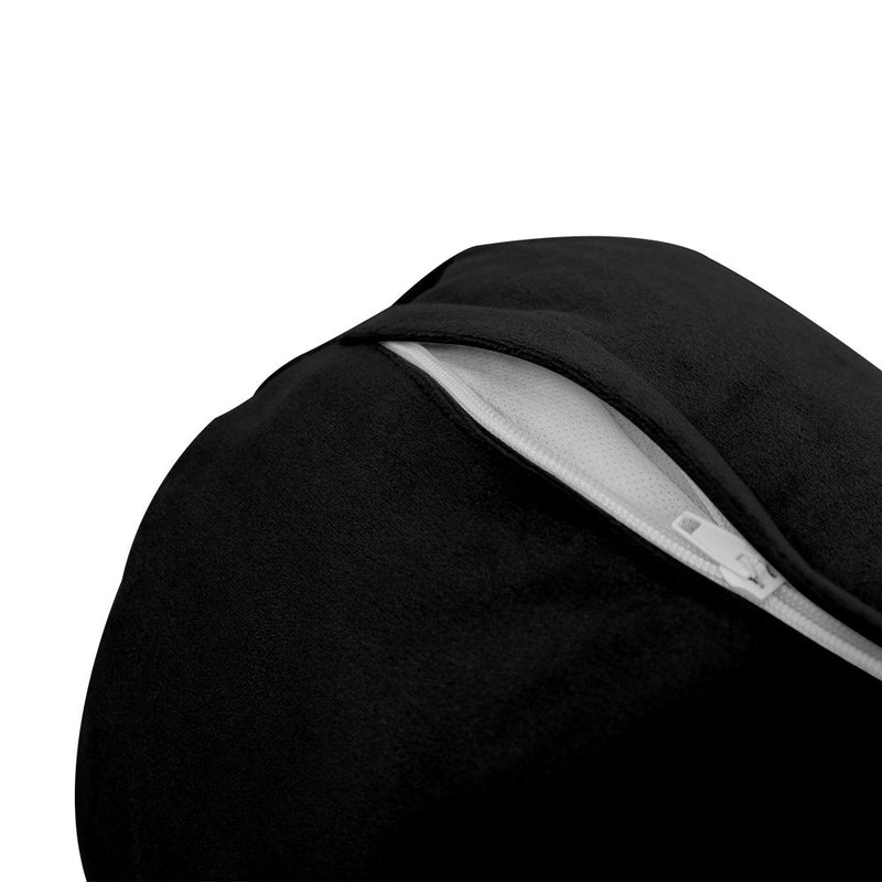 COVER ONLY Model V4 Full Velvet Knife Edge Indoor Daybed Cushion Bolster - AD374