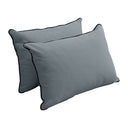 COVER ONLY Model V4 Full Velvet Contrast Indoor Daybed Cushion Bolster - AD347