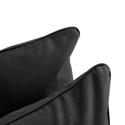 COVER ONLY Model V4 Full Velvet Same Pipe Indoor Daybed Cushion Bolster - AD350