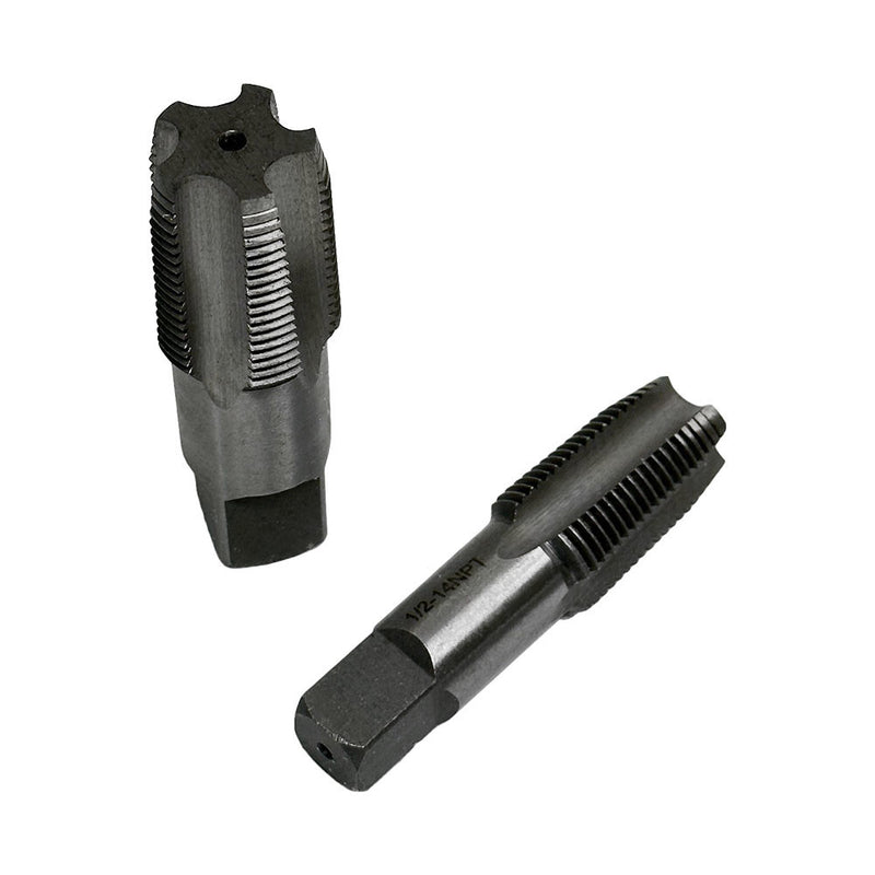 5-Piece NPT Pipe Tap Set, Sizes Includes 1/8", 1/4", 3/8", 1/2" and 3/4" Pipe Threader