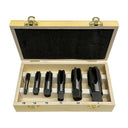 6 Pc Carbon Steel NPT Pipe Tap Set,Size Includes 1/8",1/4",3/8",1/2",3/4",1"