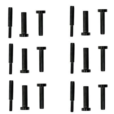 20Pc 1/8 Cable Rail 316 Black Oxide SS Invisible Receiver End Dome Swage Fitting