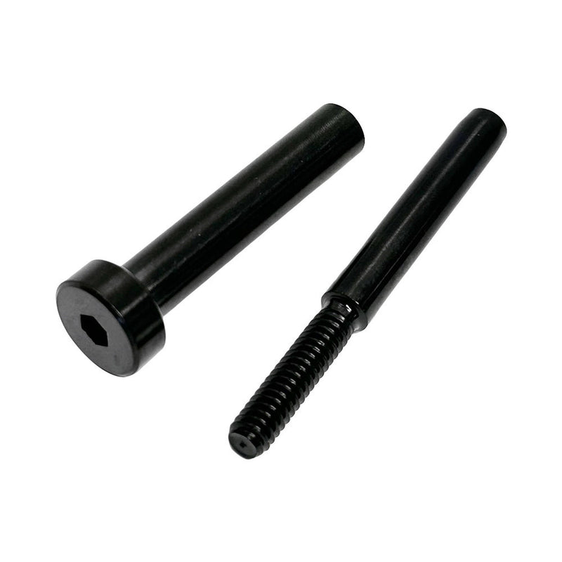 3/16" Cable Rail T316 Black Oxide SS Invisible Receiver End + Dome Swage 20 Pcs